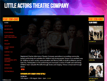 Tablet Screenshot of littleactorstheatre.com